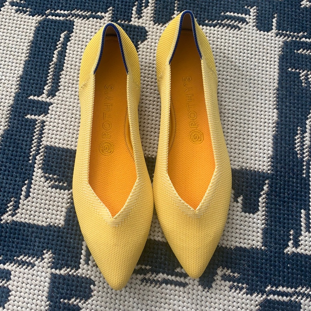 Never Worn Rothys yellow The Point